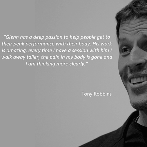 Tony Robbins Testimonial for Glenn | SomaFlow Therapy | The Art and Science of Structural Body Healing | CreateHealthNevada | Glenn Hall | Shoshi Hall | Las Vegas, Nevada